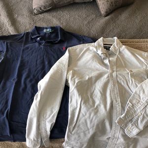 Men’s Polo Ralph Lauren Knit Polo & Oxford Shirt